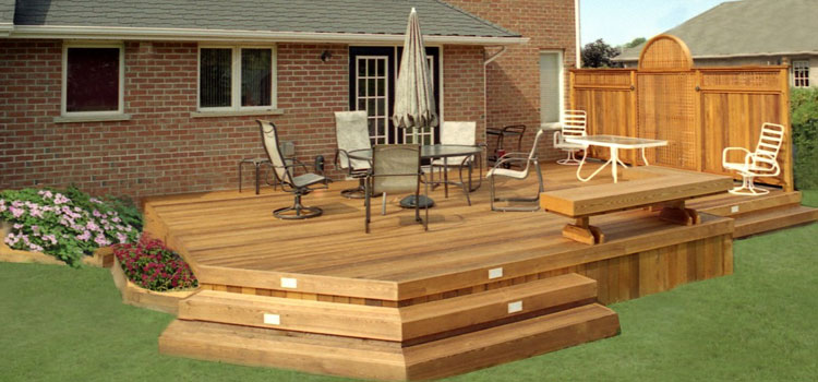 Cedar Composite Decking in Valley Glen, CA