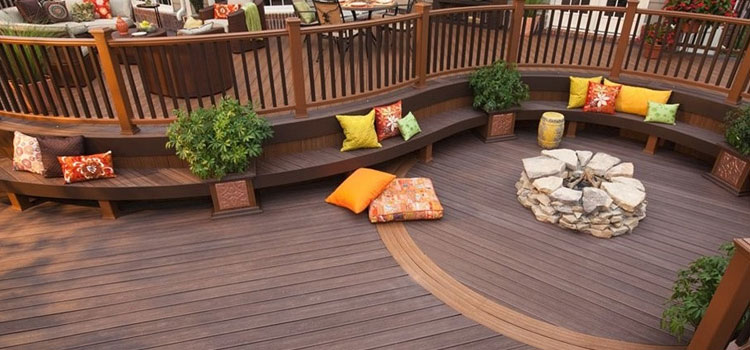 Gray TREX Decking in Valley Glen, CA